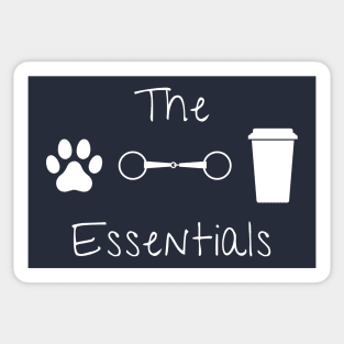 Dogs, Horses, and Coffee Sticker